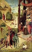 Hieronymus Bosch Saint James and the magician Hermogenes. France oil painting artist